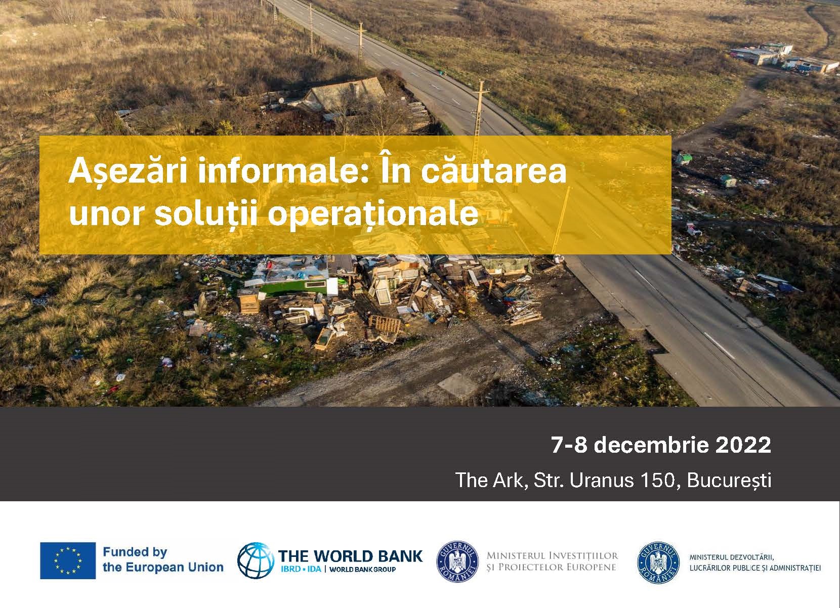 Event Informal settlements: In search of operational solutions, 7-8 December 2022